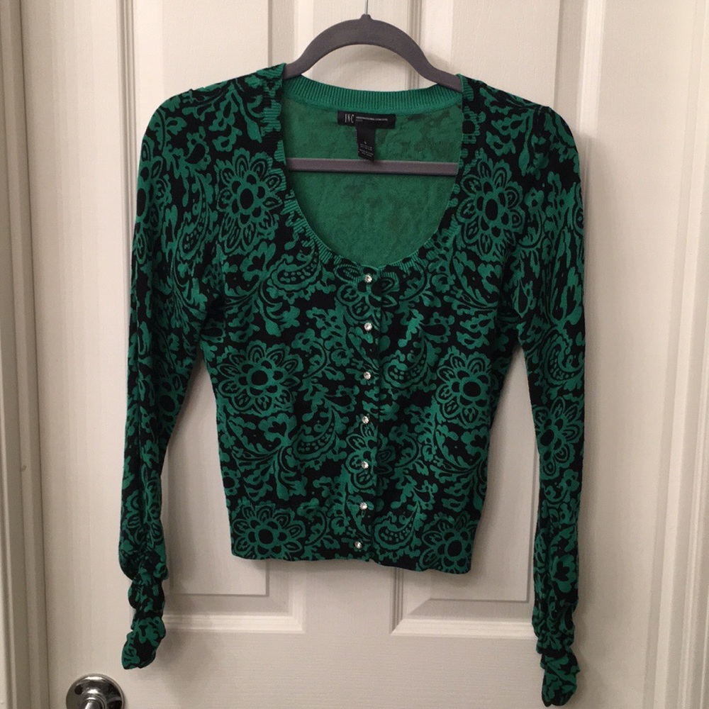 INC Beautiful Cropped Sweater